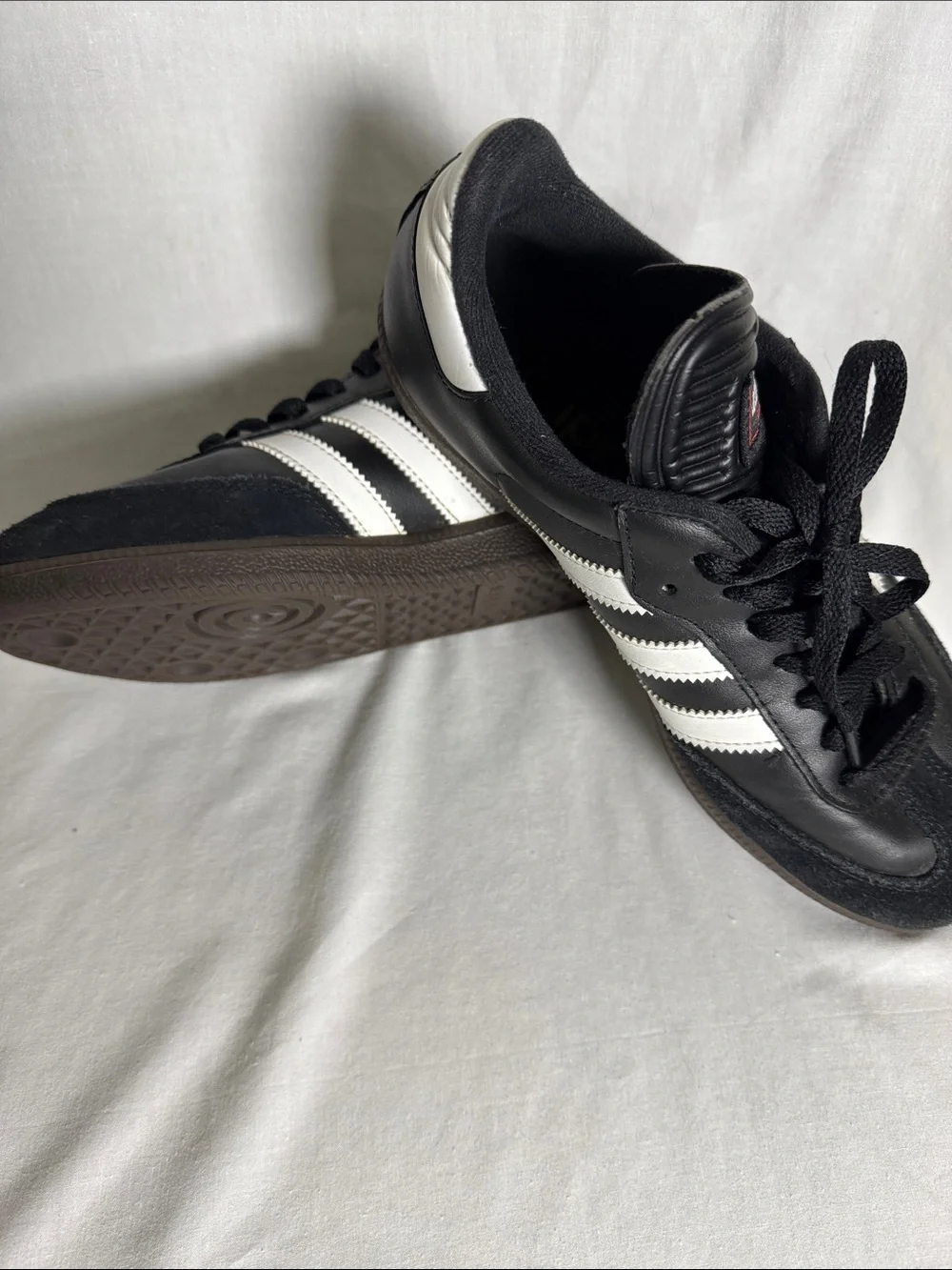 Adidas Samba Men’s Black Classic Indoor Soccer Sneakers Sz 6 1/2